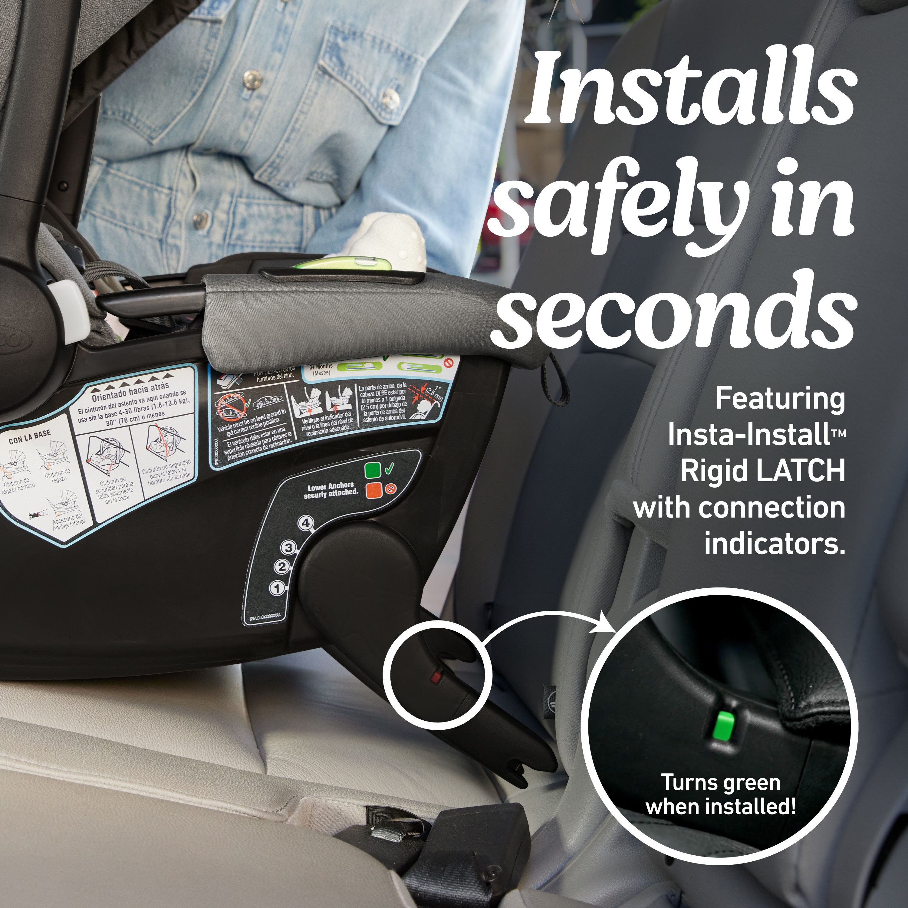 GoMax™ Infant Car Seat ft. Insta-Install™ Rigid LATCH