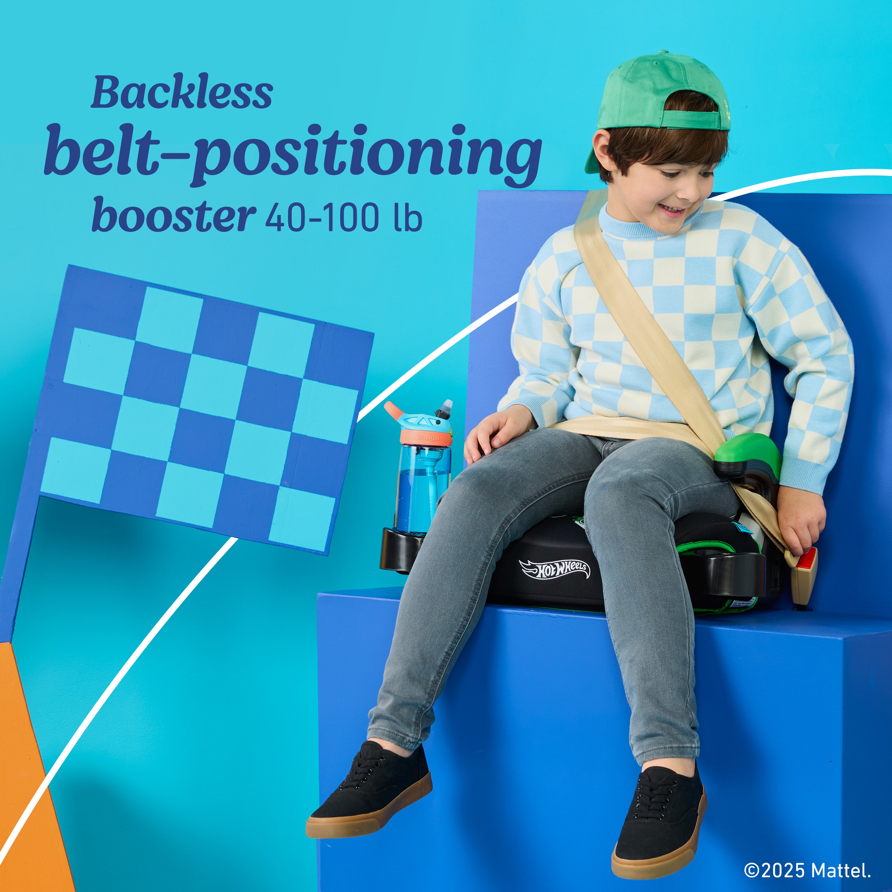 Hot Wheels x Graco® Turbobooster® 2.0 Backless Booster Seat
