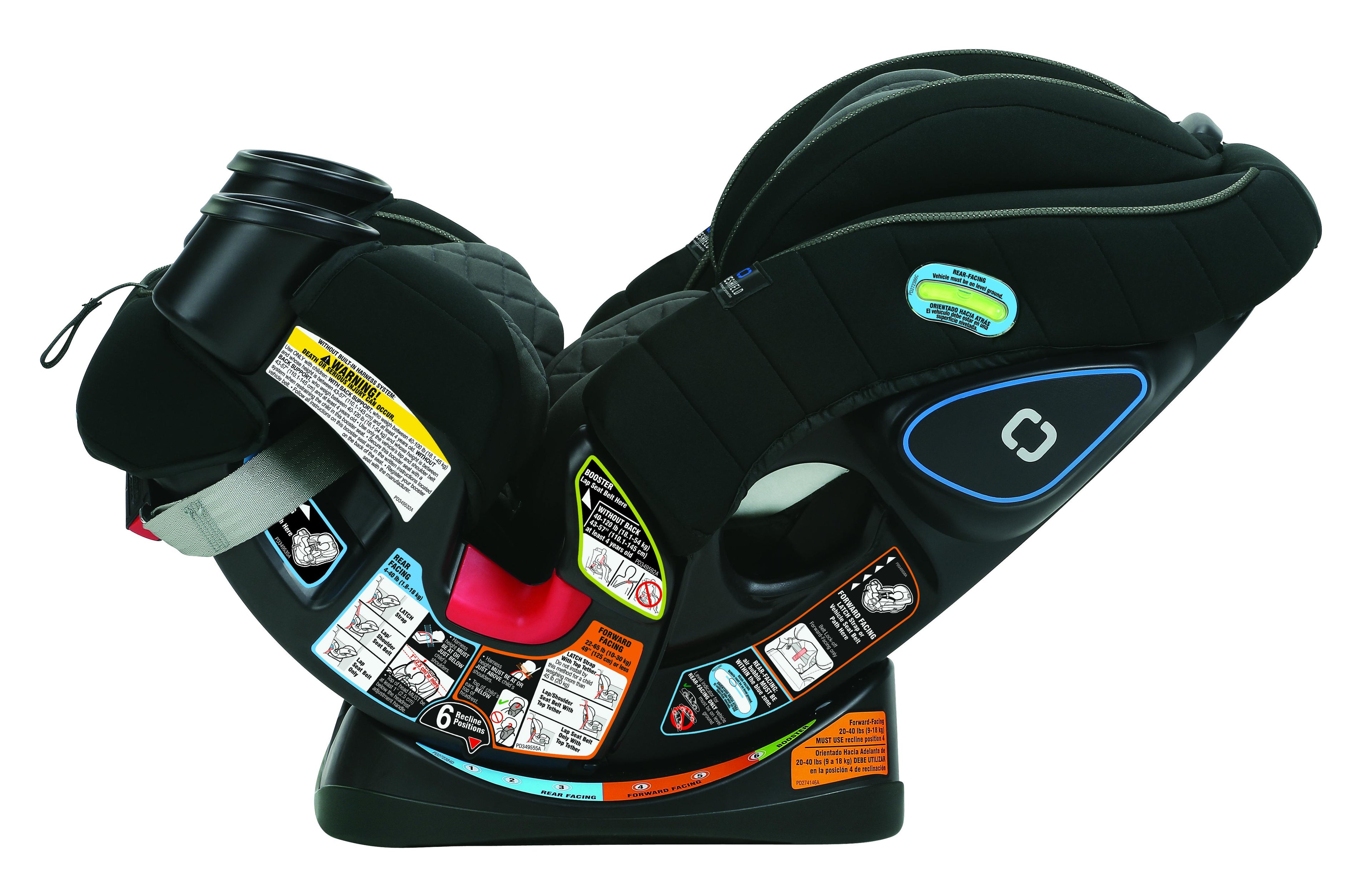 4Ever 4-in-1 Convertible Car Seat featuring TrueShield Technology